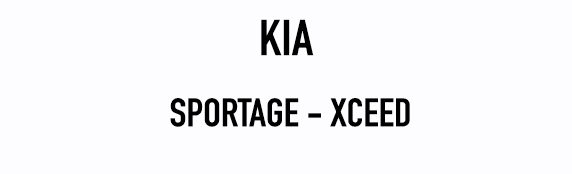 KIA Sportage - XCeed
